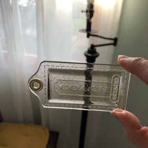 ⬇️💗Coach hang tag